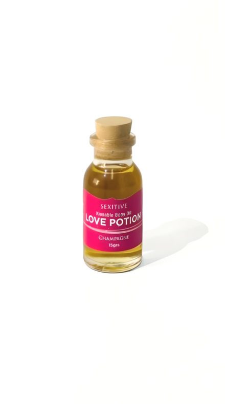 Aceite Love Potion Comestible para Masajes Champagne - Imagen 1