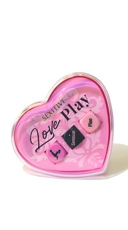 Juego de Dados Pink Heart Love Play Sexitive - Imagen 1